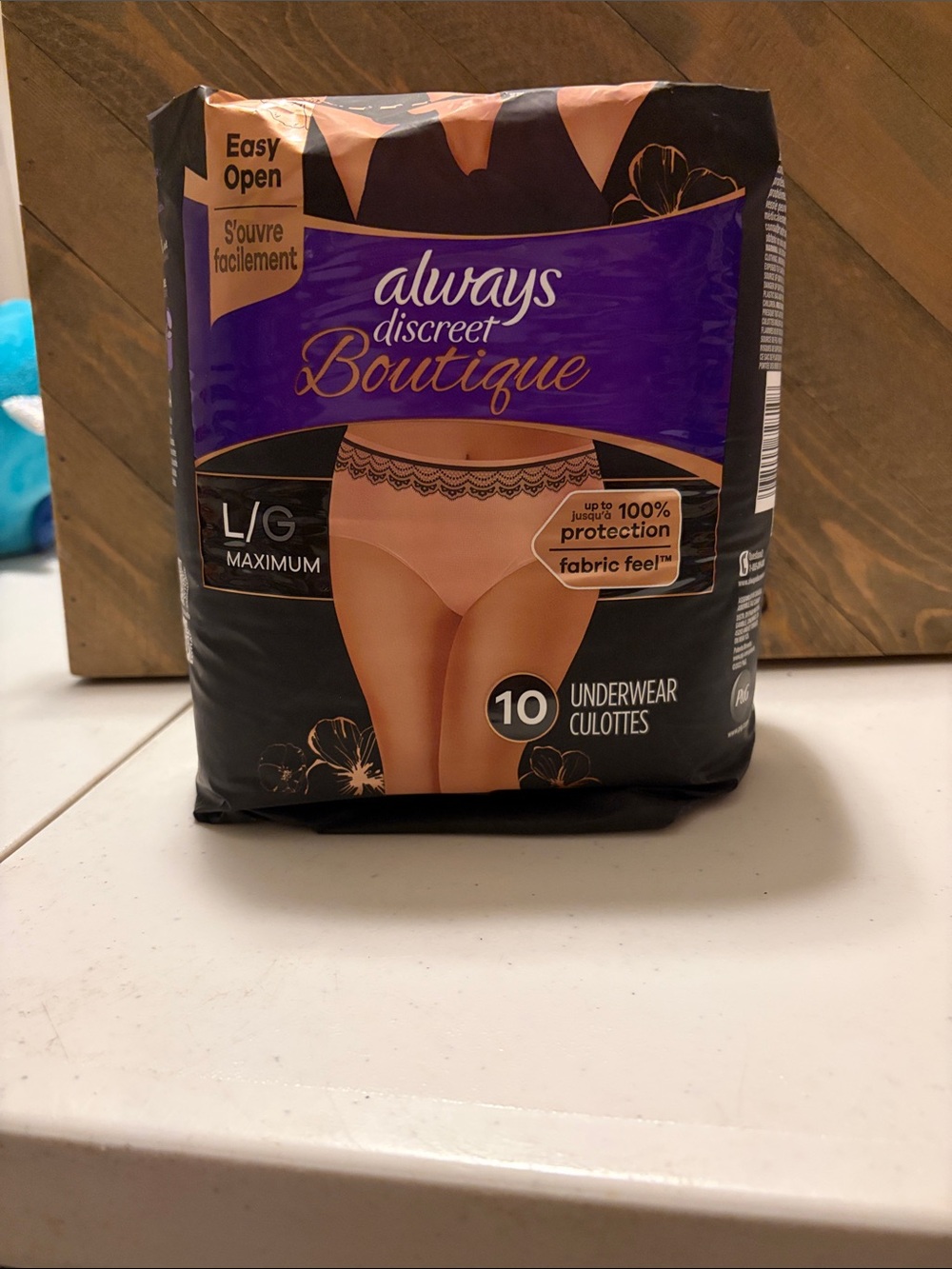 Discreet Peach and Purple Women's Briefs Pack